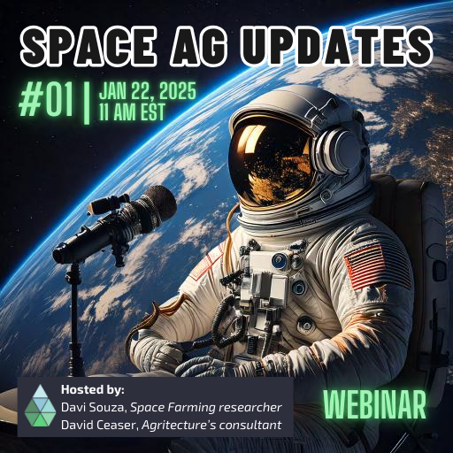 Webinar - Space Ag Updates #Episode 01